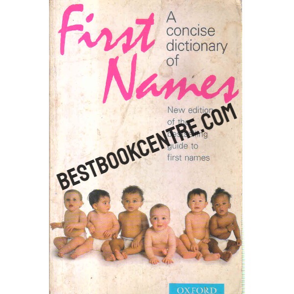 A Concise Dictionary of first names