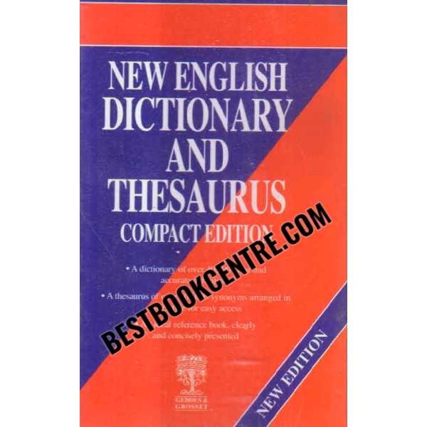 new english dictionary and thesaurus