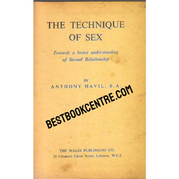 The Technique of Sex 