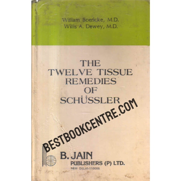 the twelve tissue remedies of schussler
