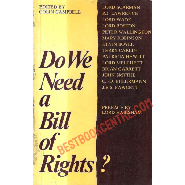 Do we need a bill of rights 1st edition