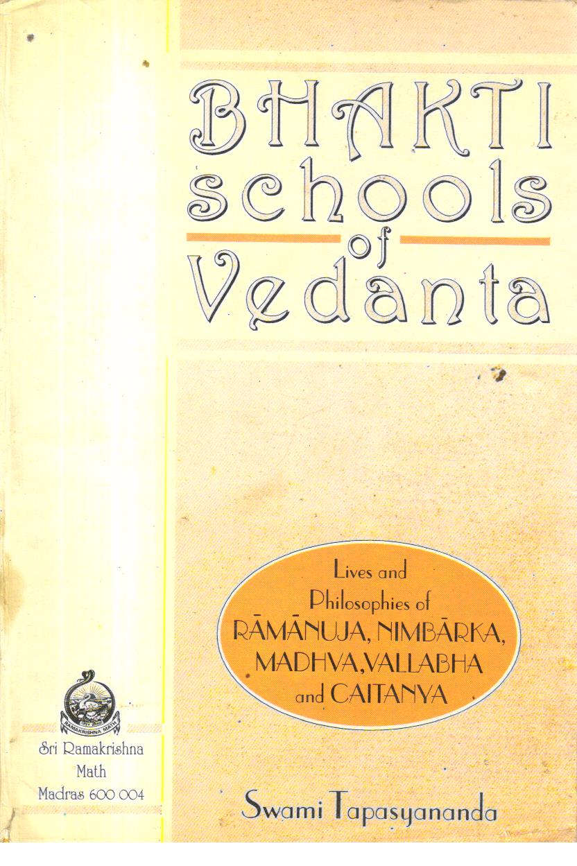 Bhakti Schools of Vedanta.