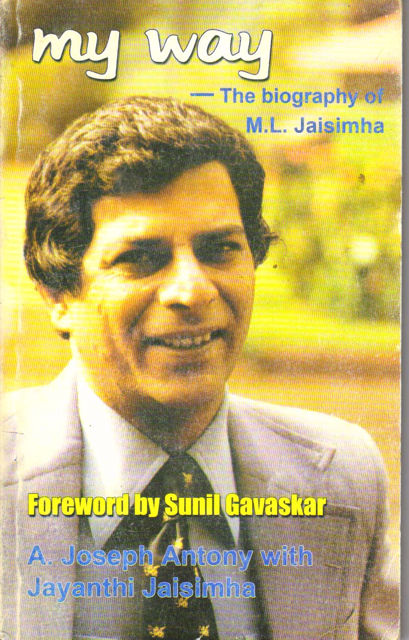 My Way The Biography of M.L. Jaisimha