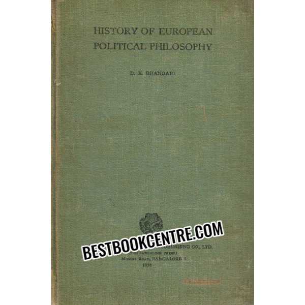 history of european political philosophy 