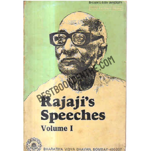 Rajaji's Speeches vol 1