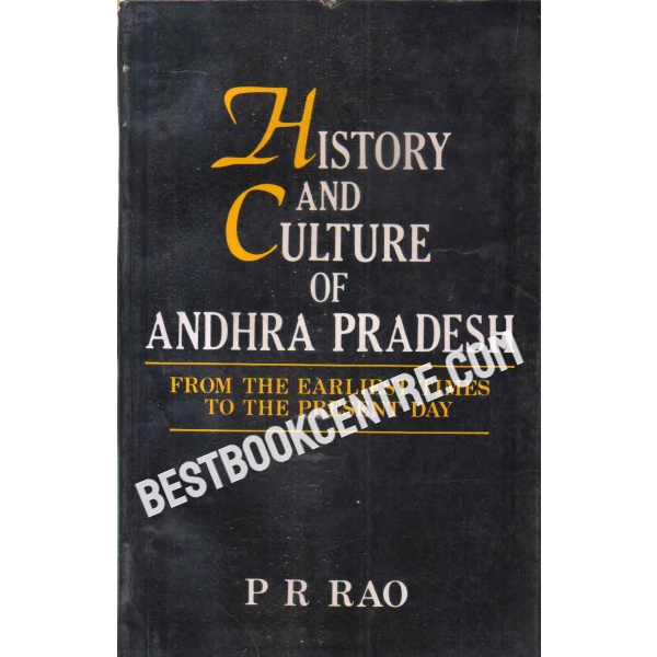 history and culture of andhra pradesh 1st edition