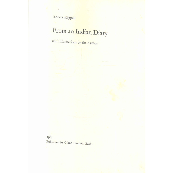 from an indian dairy 1st edition