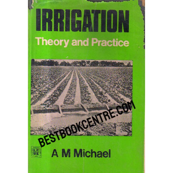 irrigation theory and practice