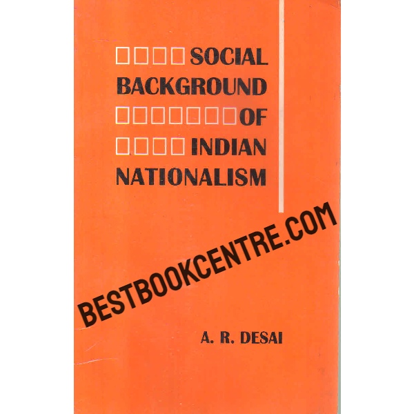 social background of indian nationalsm