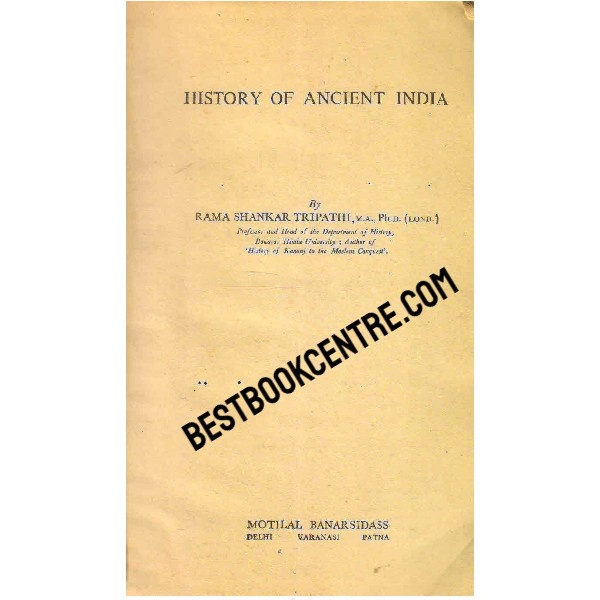 History of Ancient India second edition