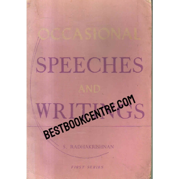 occasional speeches and writings