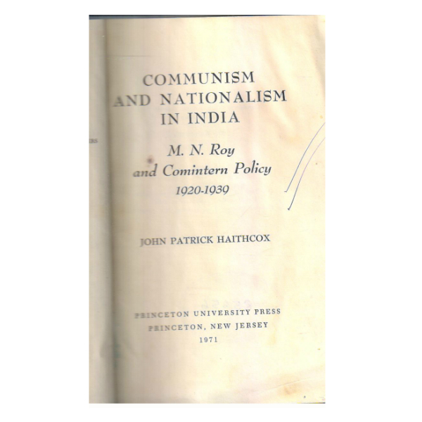 Communism and Nationalism in India