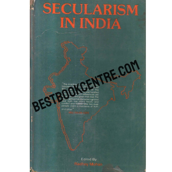 secularism in india 1st edition