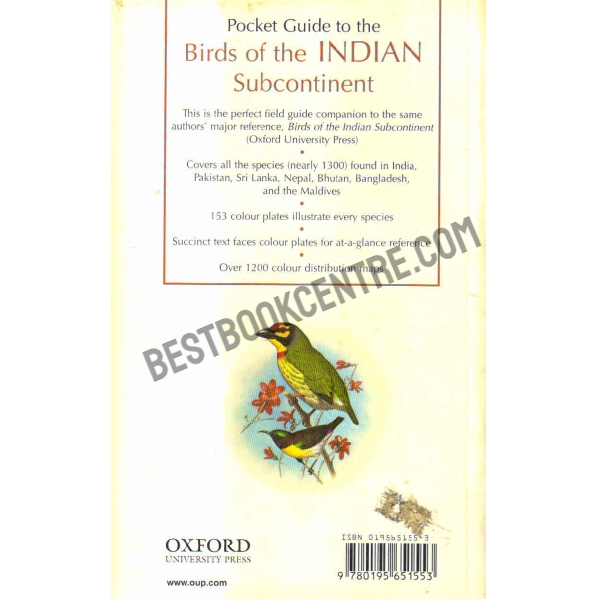 Birds Of The Indian Subcontinent