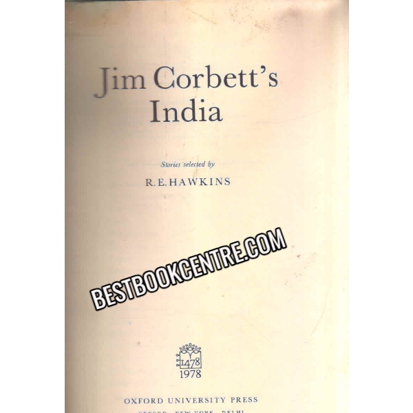 Jim Corbetts India 1st edition