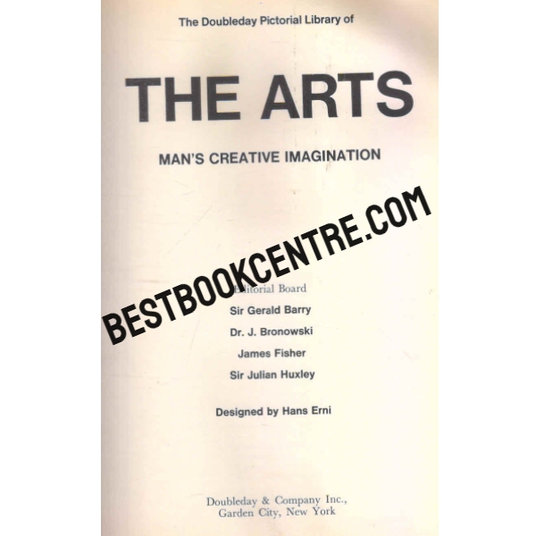 the arts mans creative imagination 1st edition