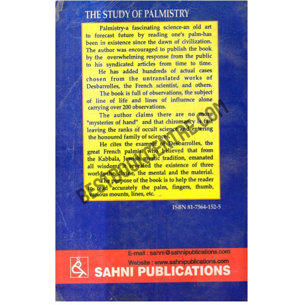 The Study Of Palmistry 