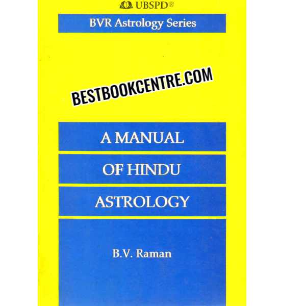 a manual of hindu astrology