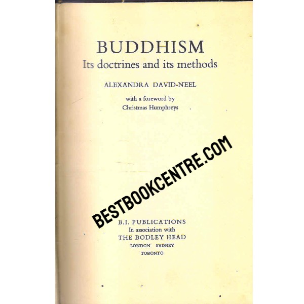 Buddhism its doctrines and its methods