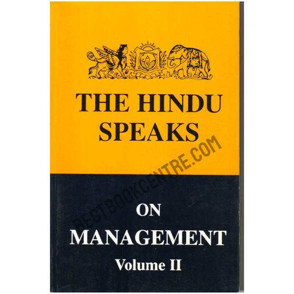 The Hindu Speaks on Management Volume 2