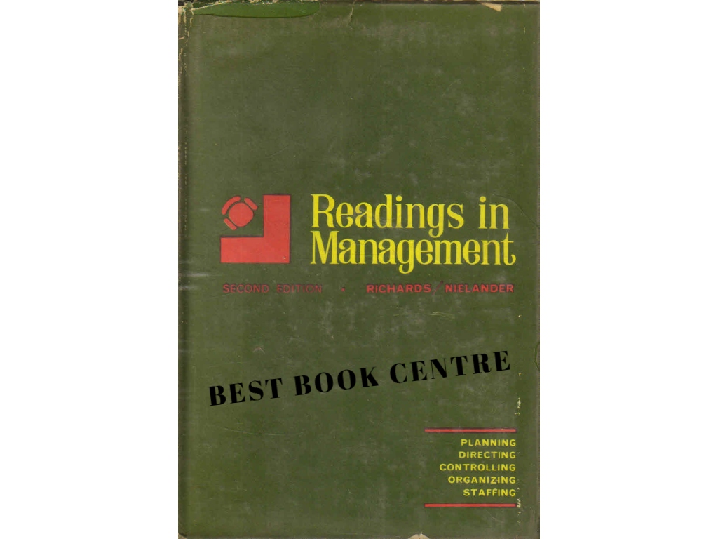 Reading in Management Second Edition 