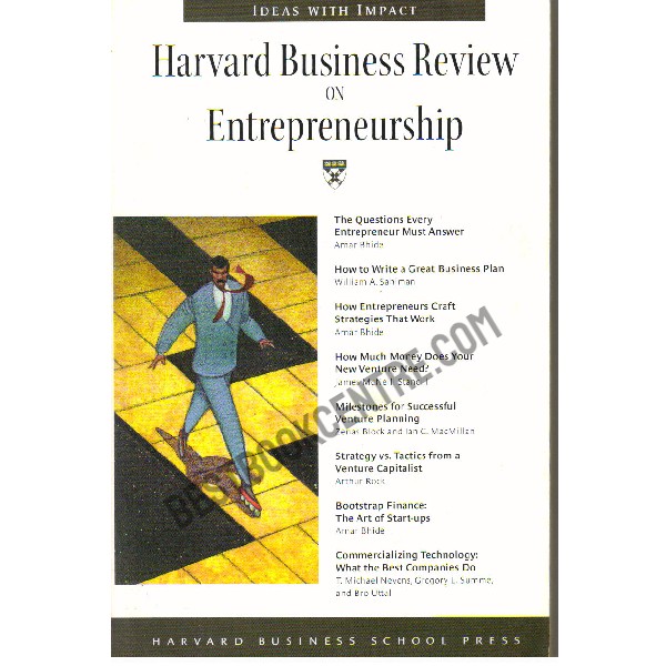 Harvard Business Review on Entrepreneurship