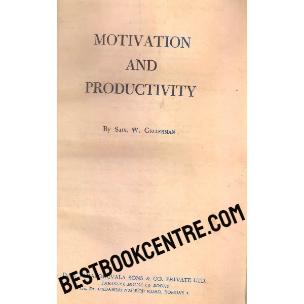 motivation and productivity