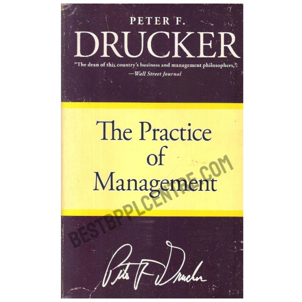 The Practice of Management