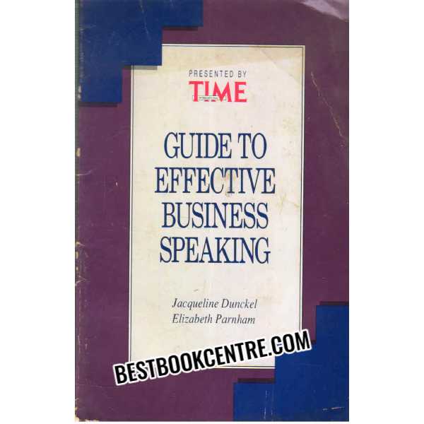 Time Guide to Effective Business Speaking