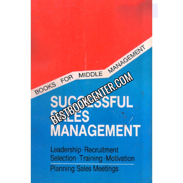 SUCCESSFUL SALES MANAGEMENT  