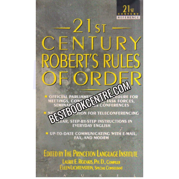 21st Century Roberts Rules of Order 