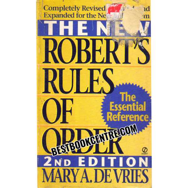 the new roberts rules of of order 