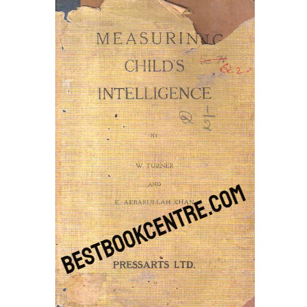 measuring childs intelligence 1st edition