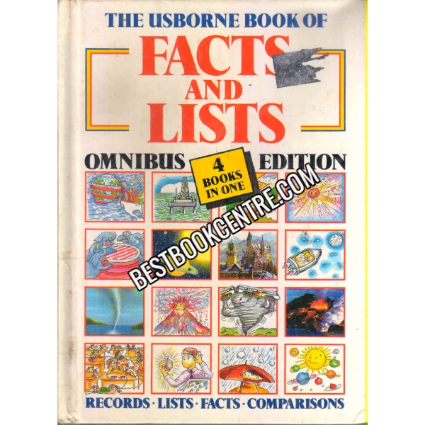 The Usborne Book of Facts and Lists Omnibus Edition 4 books in one