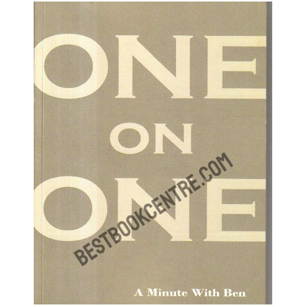 One on One  A Minute with Ben