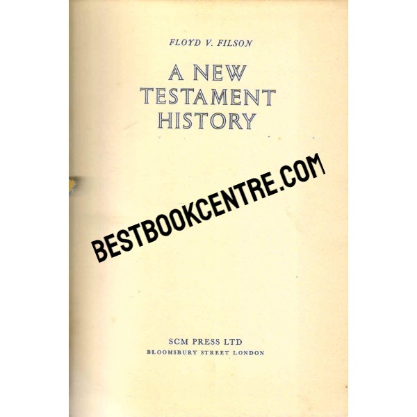 A New Testament History