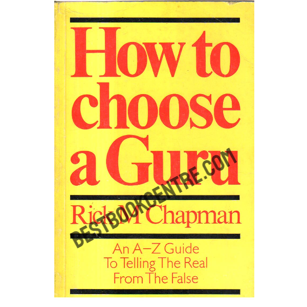 How to Choose a Guru.