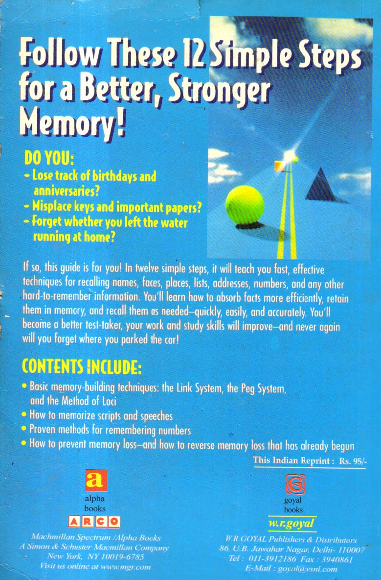 12 Steps to a Better Memory.