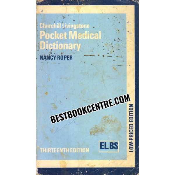 Churchil Livingstone Pocket Medical Dictionary ELBS