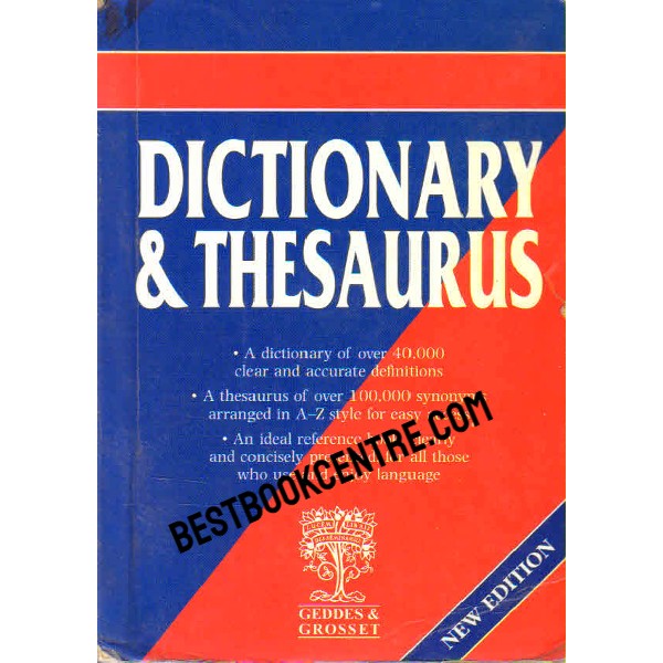 Dictionary and Thesaurus