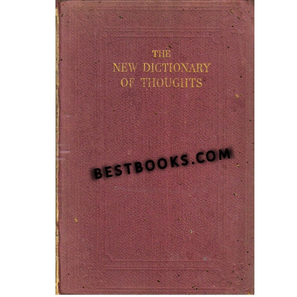 The New Dictionary of Thoughts 