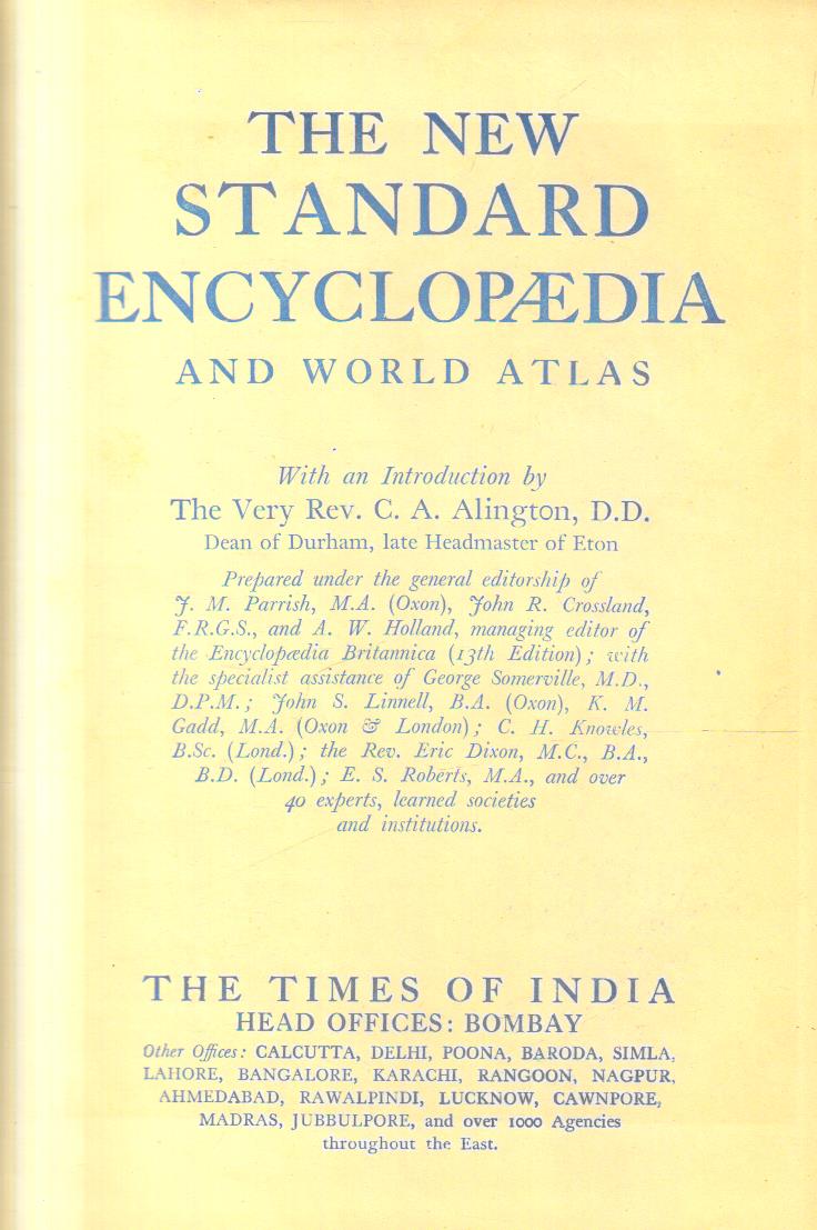 The New Standard Encyclopedia and World Atlas