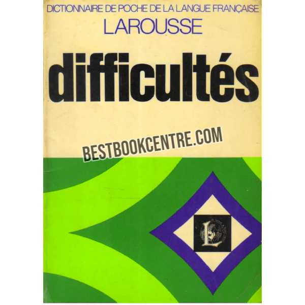 Dictionnare De Poche De La Langue Francaise Larousse Difficultes