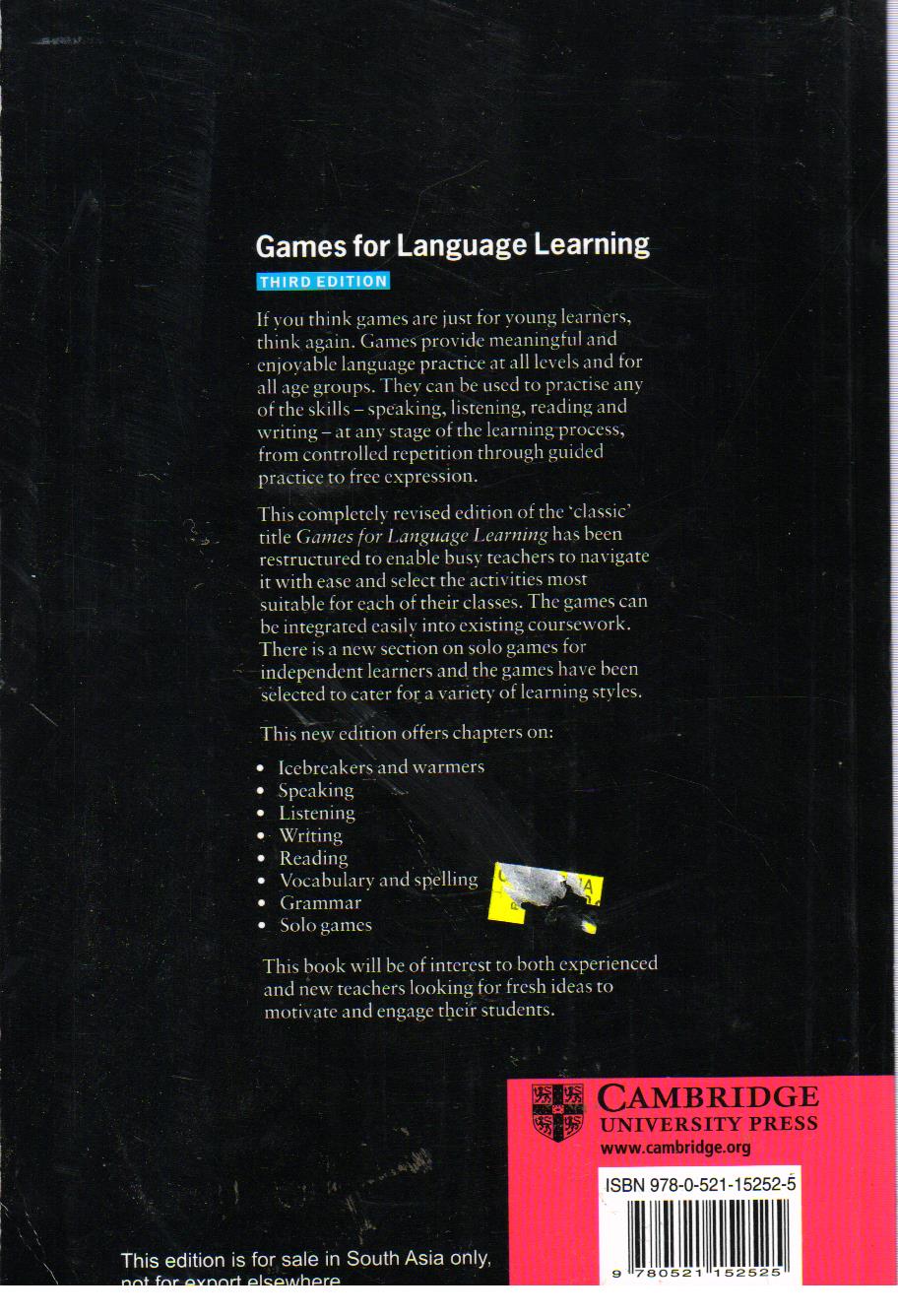 Games for Language Learning