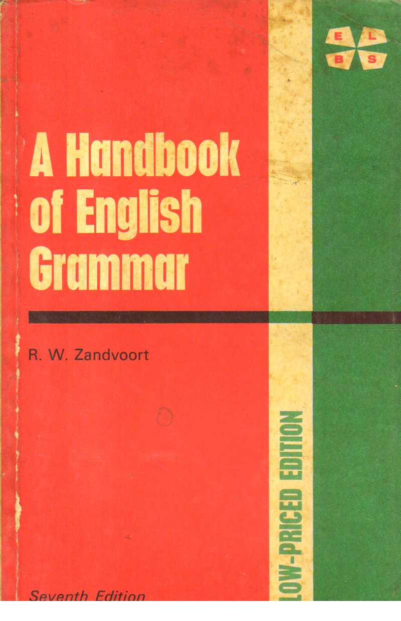 A HandBook of English Grammar.