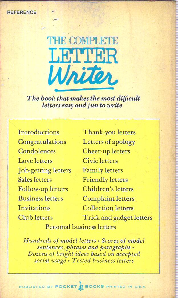 The Complete Letter Writer