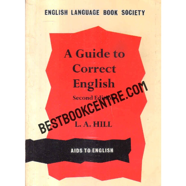 a guide to correct english ELBS