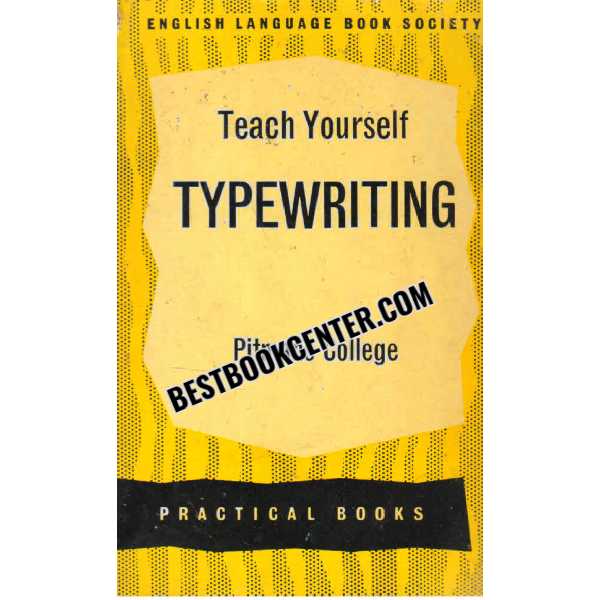 Teach Yourself Typewriting ELBS