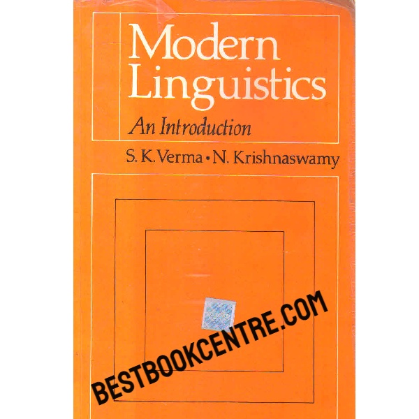modern linguistics