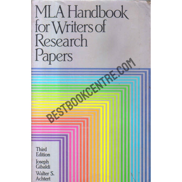 MLA handbook for research papers